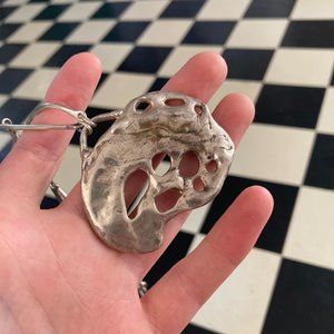 Vintage Silver Brutalist Necklace